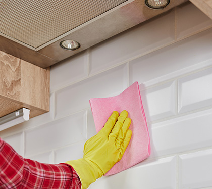 Kitchen Backsplash Cleaning and Care